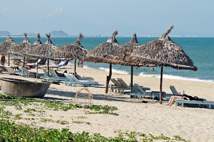 Het strand nabij Hoi An